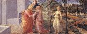 Fra Filippo Lippi The Meeting of Joachim and Anna at the Golden Gate USA oil painting artist